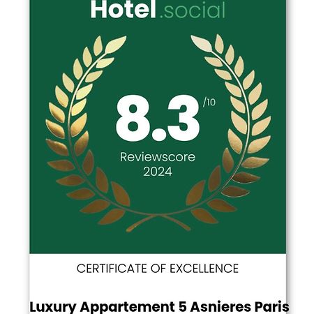 Luxury Appartement 5 Asnieres Paris ภายนอก รูปภาพ