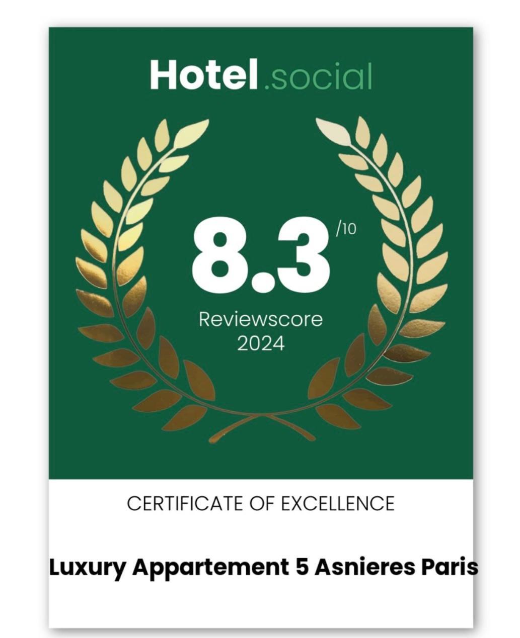 Luxury Appartement 5 Asnieres Paris ภายนอก รูปภาพ